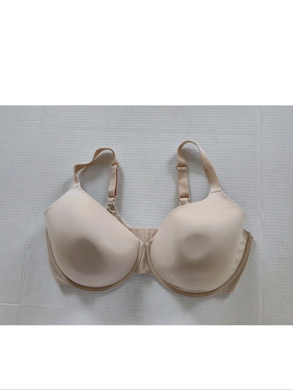 Skims Underwire Lightly Padded Bra 42DD Beige with Adjustable Straps